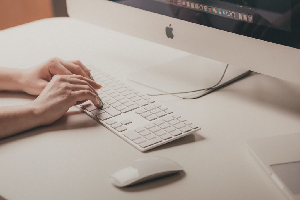 an employee working remotely dealing with a virtual workplace conflict