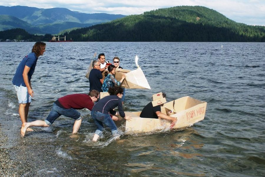 Teck Resources Limited – Cardboard boat building – Whistler