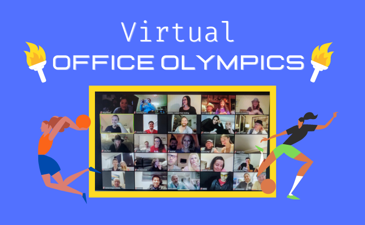 The Virtual Office Olympics are a great team building activity for team spirit during the pandemic
